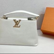 Best Price LV Capucines White Bag