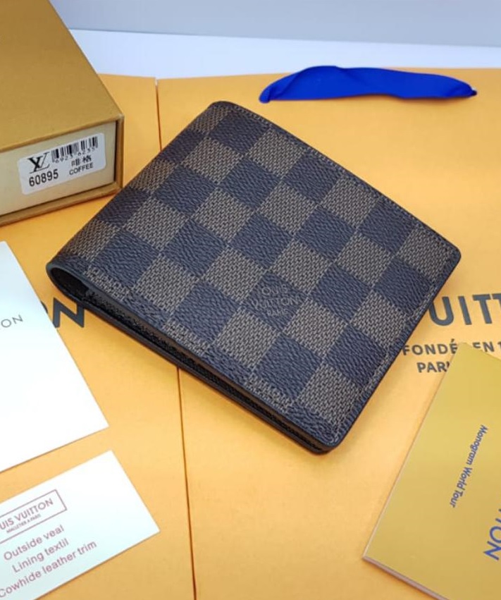 Best Price Lv Men Soft Leather Wallet Check